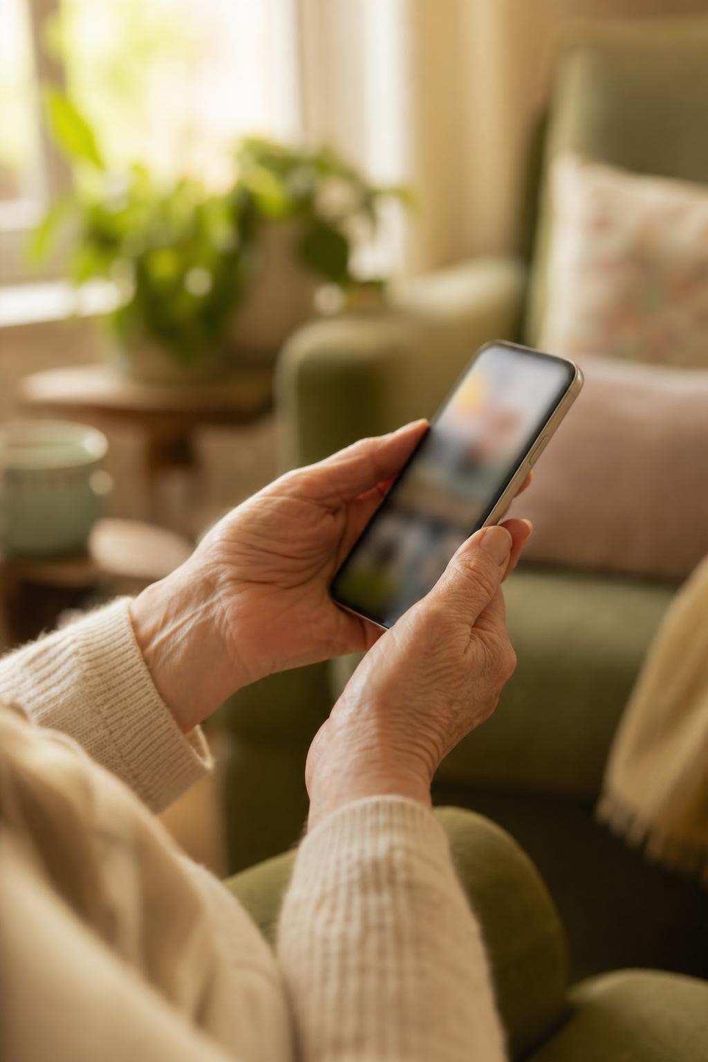 mea App auf dem Smartphone